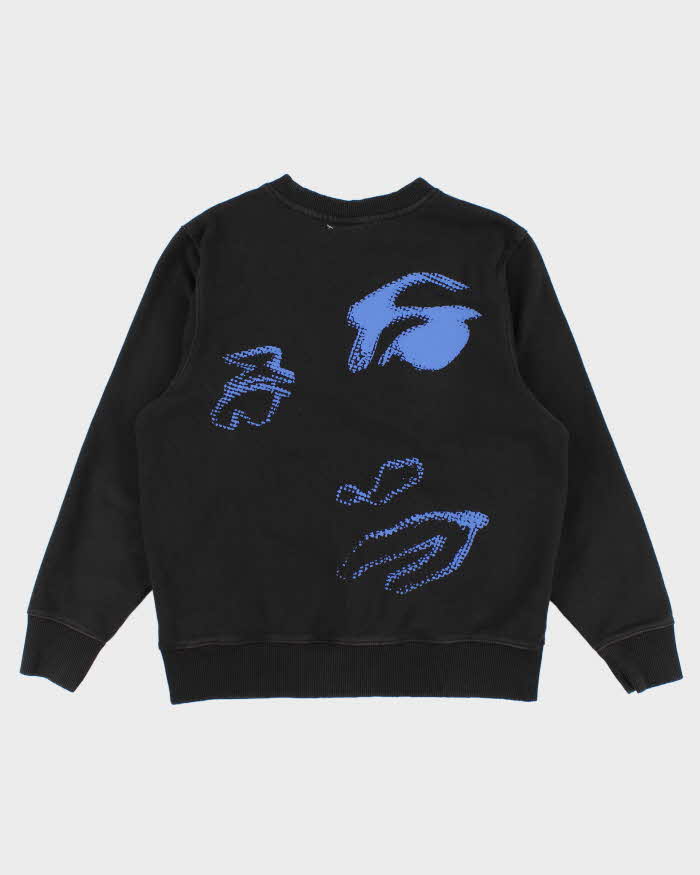 Men's Black Stussy Graphic Sweatshirt - S