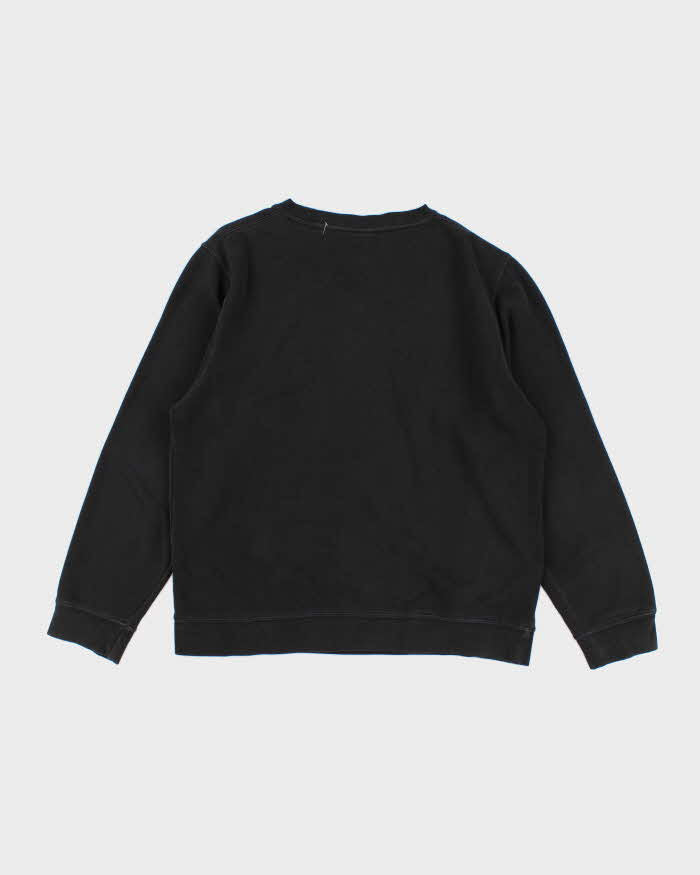 Men's Black Stussy Graphic Hoodie - L