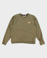 Mens Green Fjall Raven Sweatshirts - S