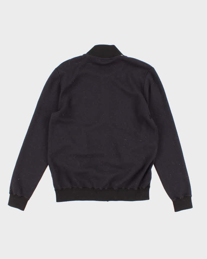 Men's Navy Bottega Veneta wool Zip Up Sweatshirt - S
