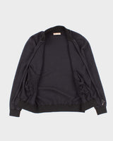 Men's Navy Bottega Veneta wool Zip Up Sweatshirt - S