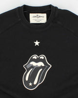 Men's Black Rolling Stones Merch Sweatshirt - L