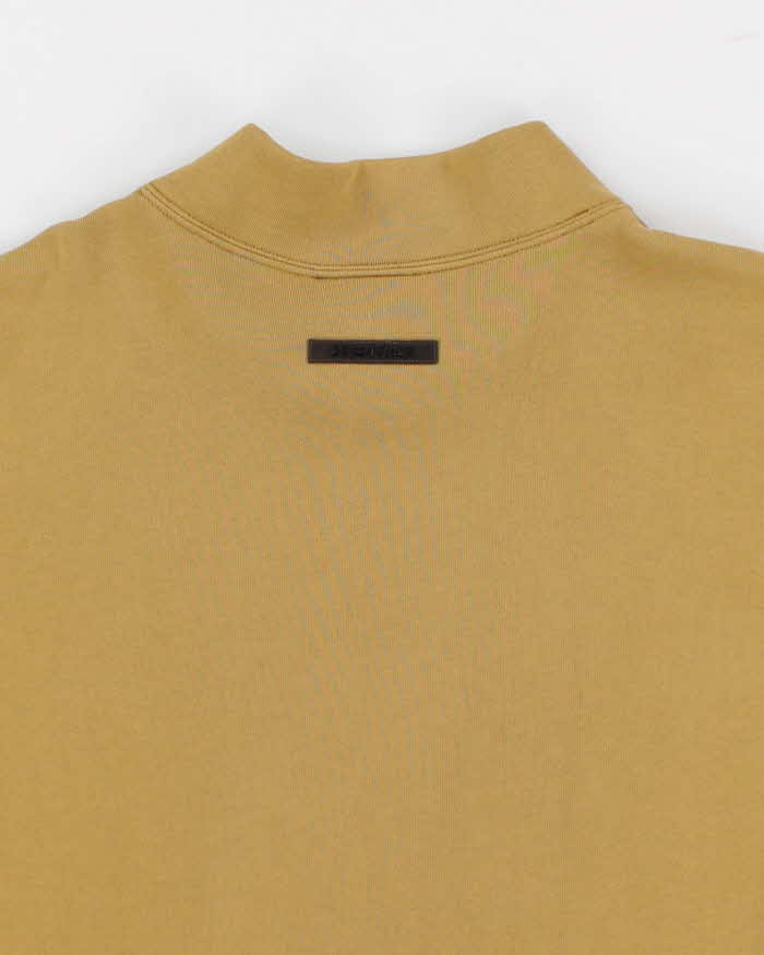 Mens Beige Essentials Pullover Sweatshirt - XL