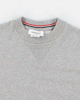 Mens Grey Thom Browne Classic Stripes Sweatshirt - L