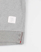 Mens Grey Thom Browne Classic Stripes Sweatshirt - L