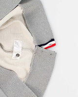 Mens Grey Thom Browne Classic Stripes Sweatshirt - L