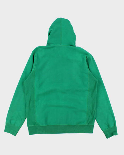 Mens Green Supreme Logo Pullover Hoodie - XL