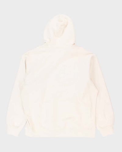Mens Supreme Cream Pullover Beaded Hoodie - XXL