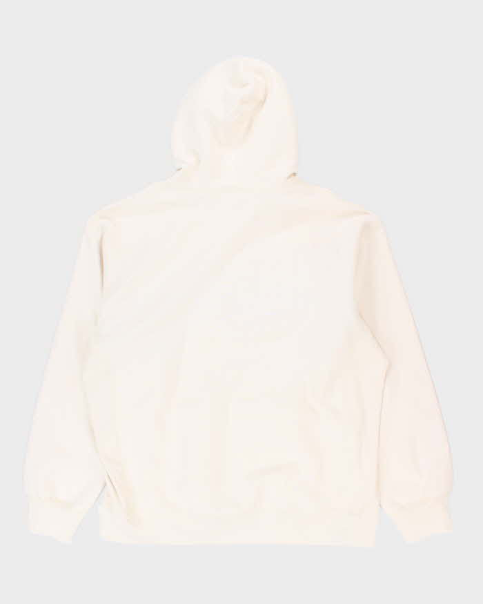Mens Supreme Cream Pullover Beaded Hoodie - XXL