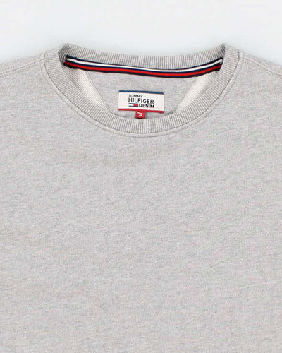 Mens Hilfiger Grey Pullover Sweatshirt - S