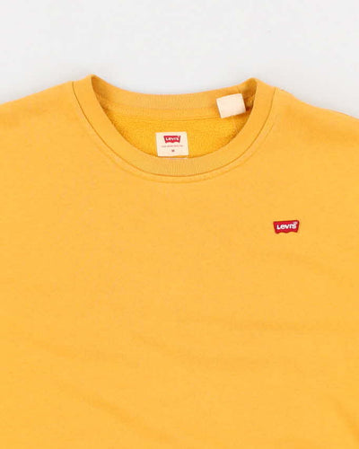Mens Levis Yellow Pullover Sweatshirt - M