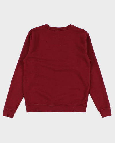 Burgundy Oxford University Pullover Sweatshirt - XL