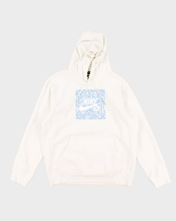 Nike SB White Hoodie - L
