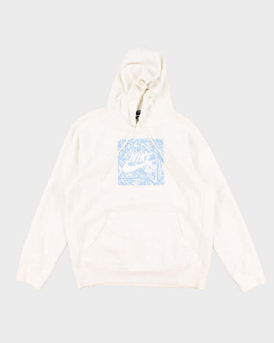 Nike SB White Hoodie - L