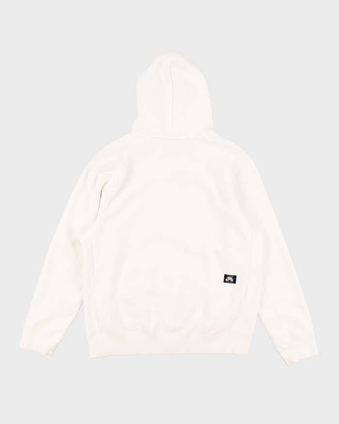 Nike SB White Hoodie - L