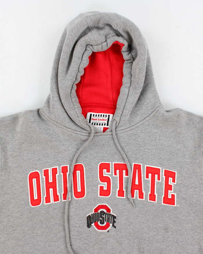 Vintage 90s Ohio State Grey Hoodie - XL