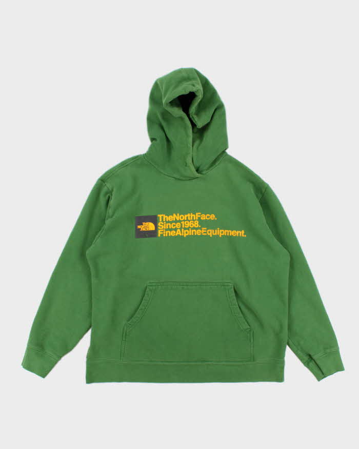 The North Face Green Hoodie - XL