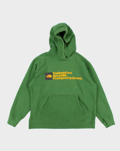 The North Face Green Hoodie - XL