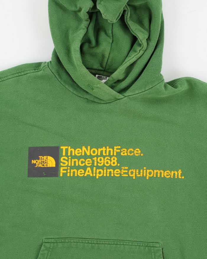 The North Face Green Hoodie - XL
