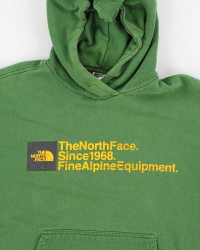 The North Face Green Hoodie - XL