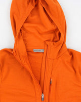 Icebreaker Wool Orange Hoodie - S
