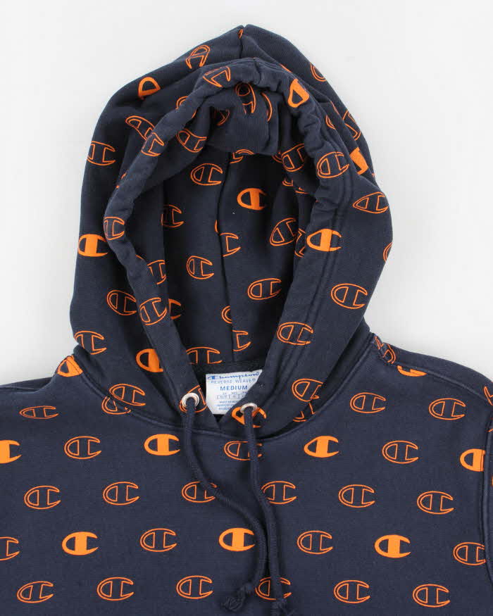 Printed Sweatshirt Champion Hoodie Men Small Men's Clothing