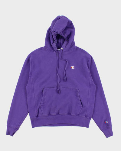 Champion Purple Reverse Weave Hoodie - M