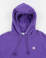 Champion Purple Reverse Weave Hoodie - M