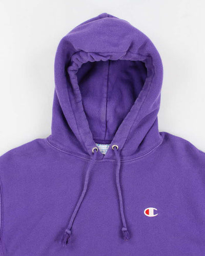 Champion Purple Reverse Weave Hoodie - M