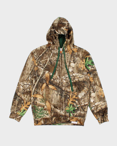 Mens Realtree Camouflage Zip Up Hoodie - M