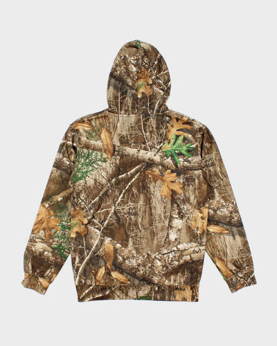 Mens Realtree Camouflage Zip Up Hoodie - M