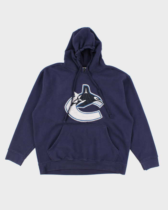 Men's Navy NHL Vancouver Canucks Hoodie - XL
