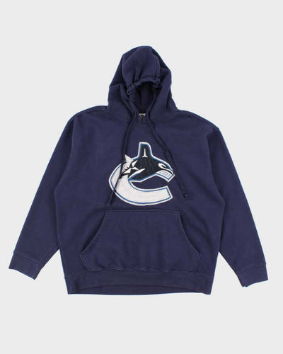 Men's Navy NHL Vancouver Canucks Hoodie - XL