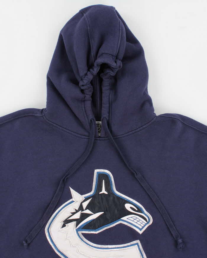 Men's Navy NHL Vancouver Canucks Hoodie - XL
