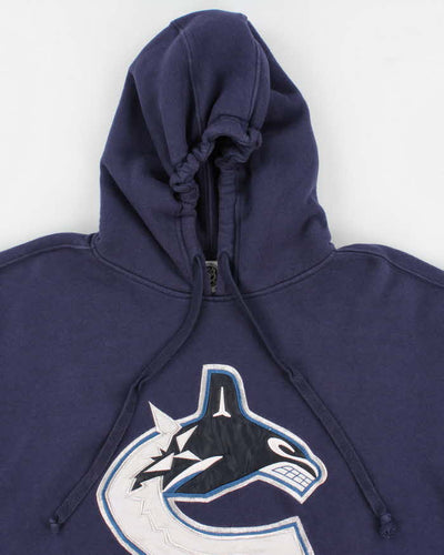 Men's Navy NHL Vancouver Canucks Hoodie - XL