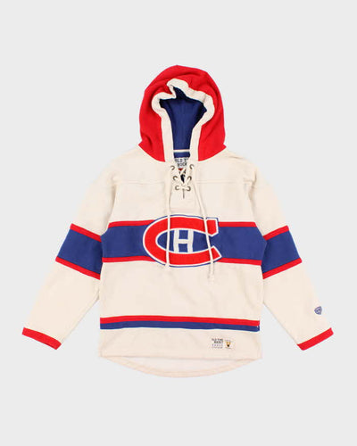 Old Time Hockey Montreal Canadiens Lace Hoodie - S