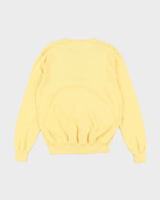 Vintage 90s Polo by Ralph Lauren Yellow Light Sweatshirt - M