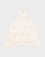 Y2K 00s Guess Graphic Patterned Light Hoodie - S