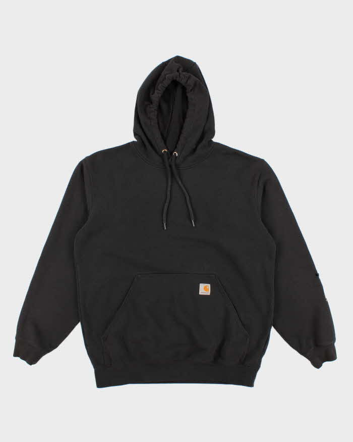 Men's Black Classic Carhartt Logo Hoodie - M