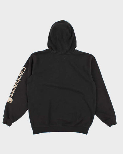 Men's Black Classic Carhartt Logo Hoodie - M