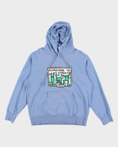 Men's Blue Uniqlo X Keith Haring Hoodie - M