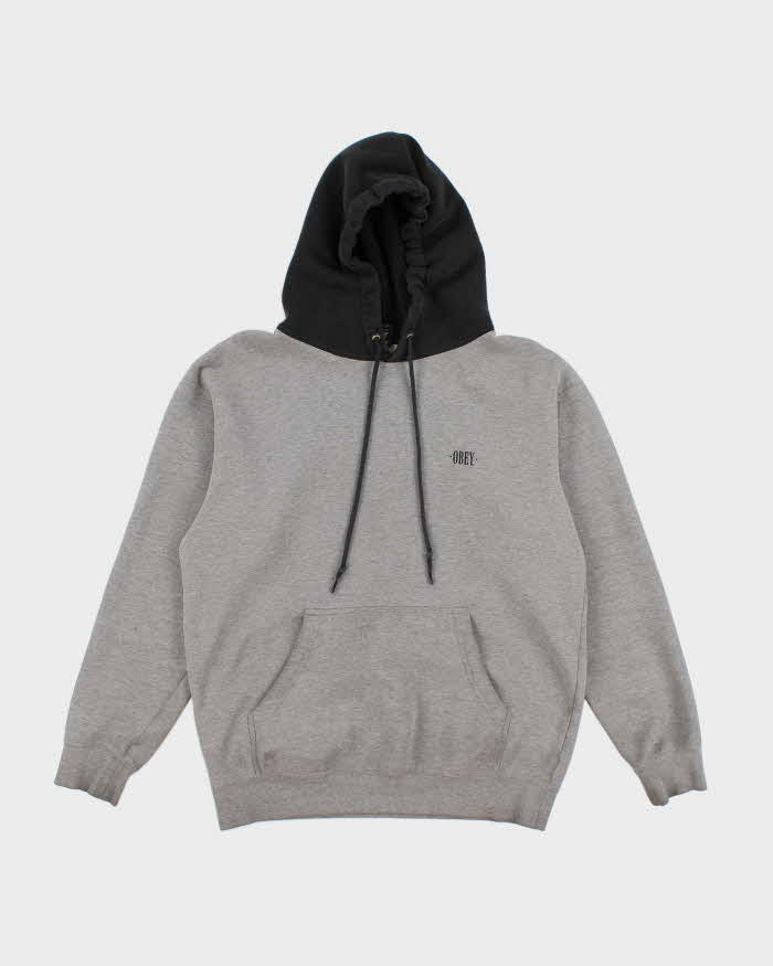 Men's Grey Obey Hoodie - M