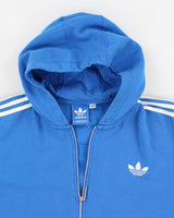 Men's Vintage 90s Adidas Zip-Up Hoodie - XL
