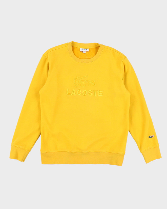 Men's Vintage Fleece-Lined Lacoste Sweatshirt - L