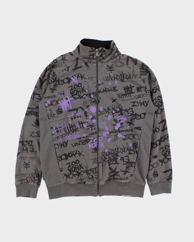 Y2K Zoo York Zip-Up Sweatshirt - L