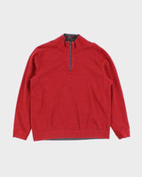 Tommy Bahama Reversible Quarter Zip Sweatshirt - L