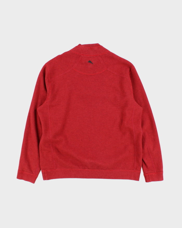 Tommy Bahama Reversible Quarter Zip Sweatshirt - L