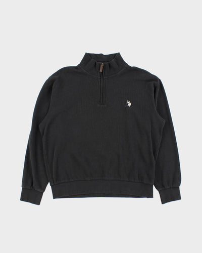 US Polo Assn Quarter Zip Sweatshirt - L