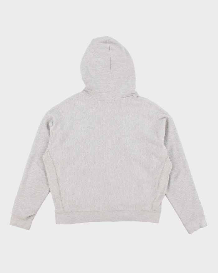 00s Champion Grey Reverse Weave Hoodie - XL