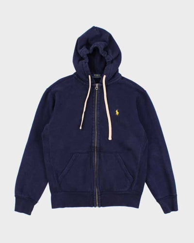 Polo Ralph Lauren Navy Zip-Up Hoodie - S